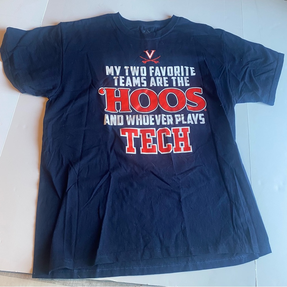 University of Virginia T-Shirt short Sleeve (L) 100% Cotton